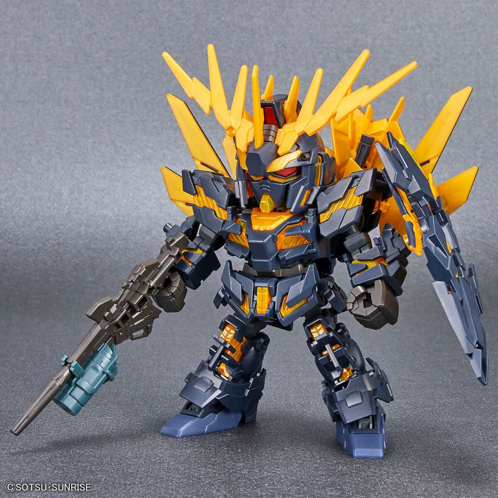 Bandai 5062159 SD Gundam Cross Silhouette Unicorn Gundam 02 Banshee Destroy Mode and Banshee Norn Parts Set