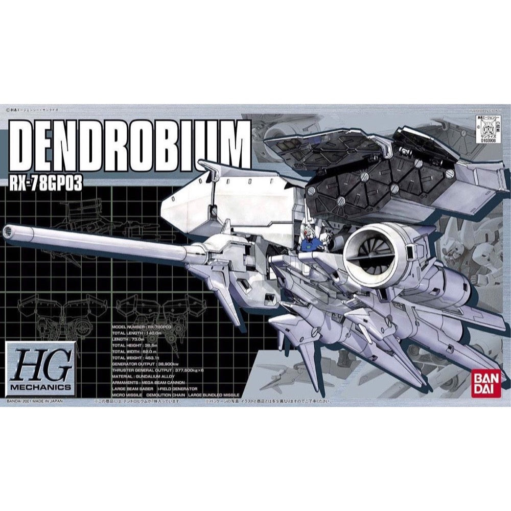 Bandai 5062896 HG 1/550 RX-78 GP03 Dendrobium Gundam 0083 |  Hobbies Online