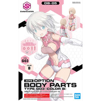 Bandai 5062949 Option Body Parts Type G03 Colour B 30MS