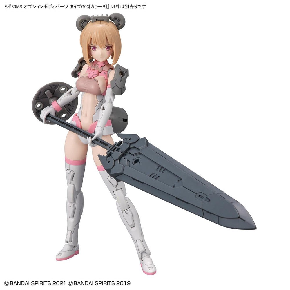 Bandai 5062949 Option Body Parts Type G03 Colour B 30MS