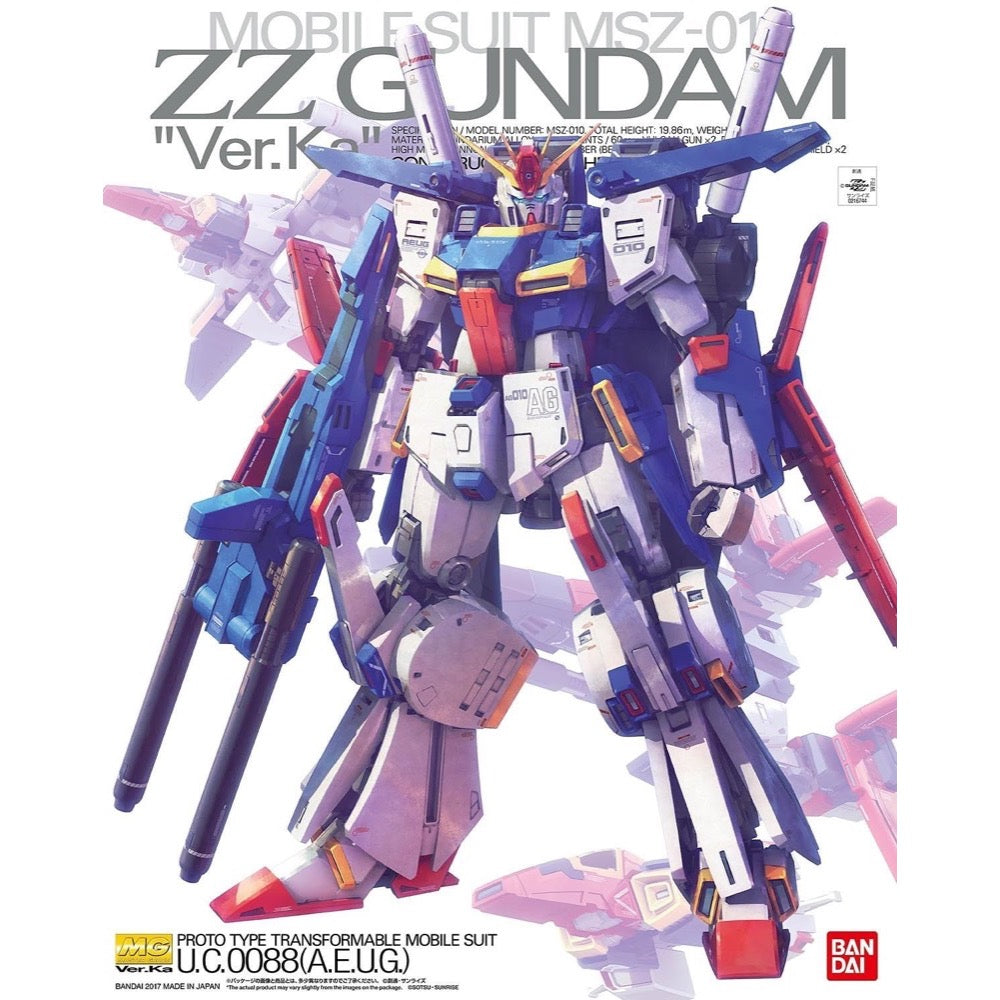 Bandai 5063151 MG 1/100 ZZ Gundam Ver.Ka Gundam ZZ