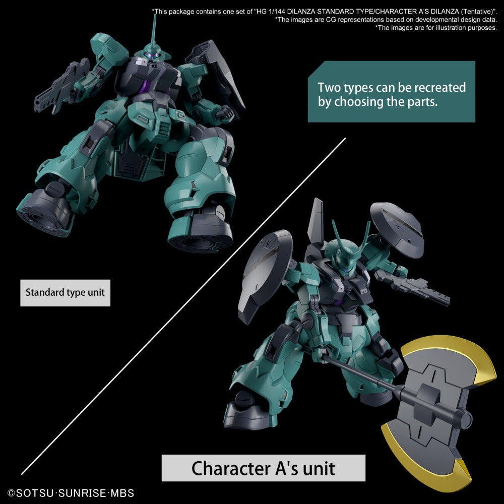 Bandai 5063348 HG 1/144 Dilanza Standard Type Laudas Dilanza Gundam The Witch From Mercury