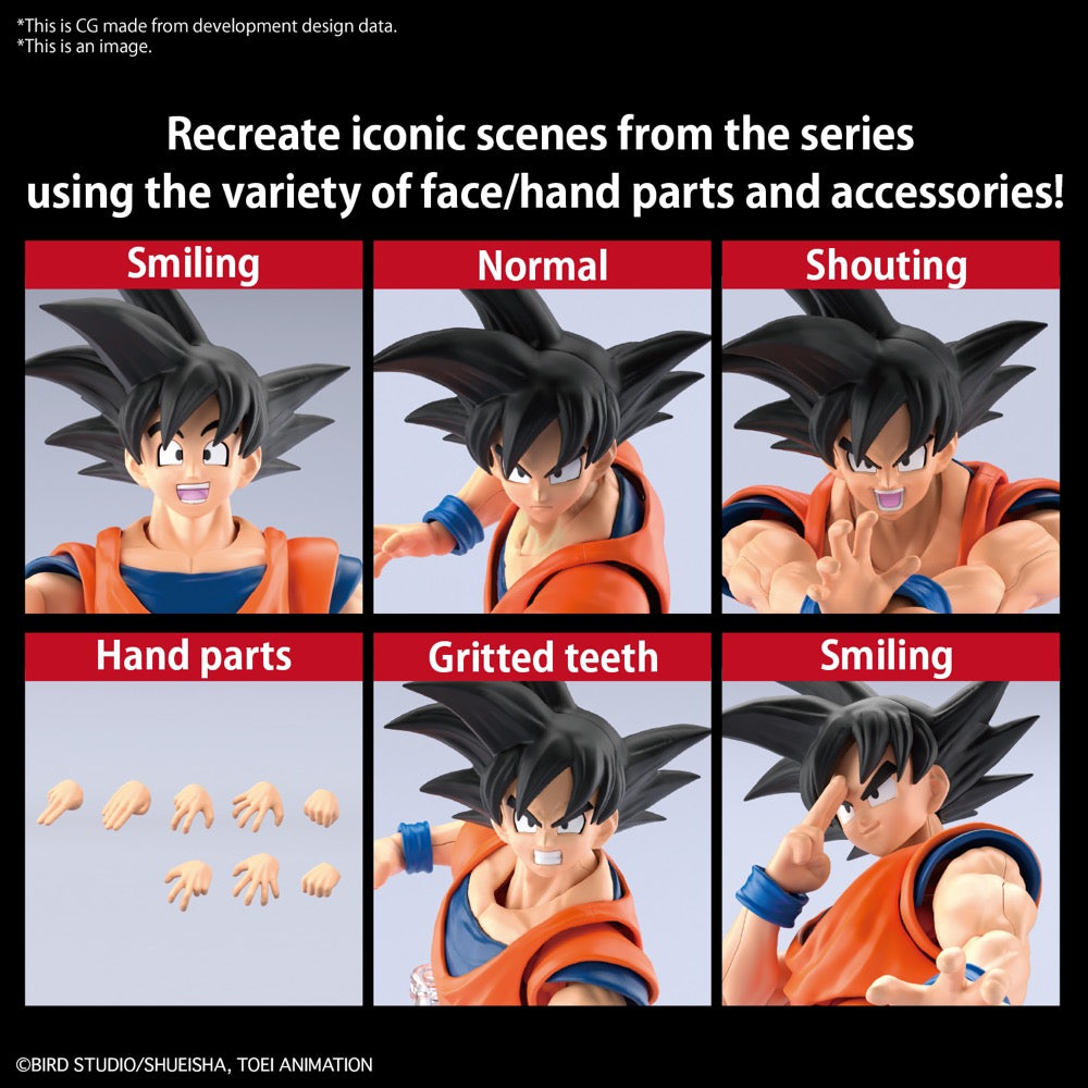 Bandai 50633531 Figure-rise Standard Son Goku New Spec Version Dragon Ball