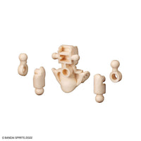 Bandai 5063359 Option Hand Parts White/Black 30MS