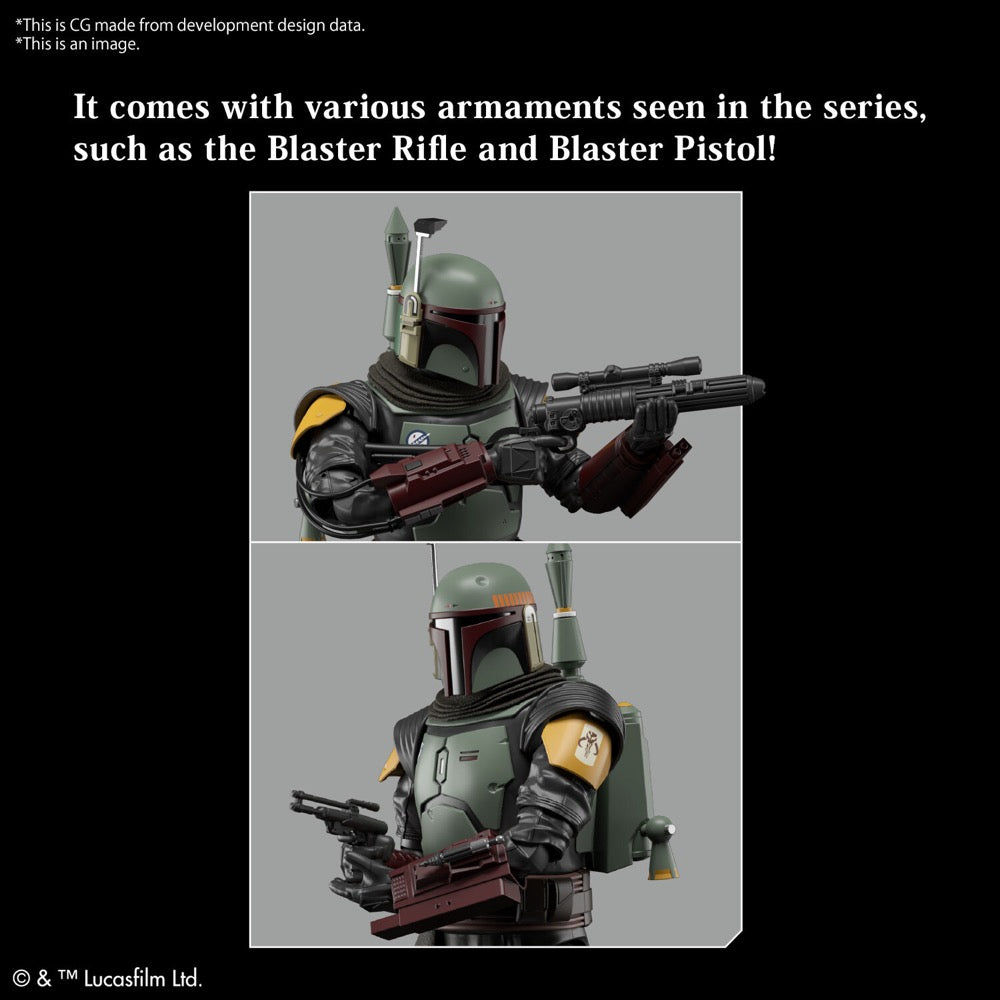 Bandai 5063390 1/12 Boba Fett The Mandalorian Star Wars
