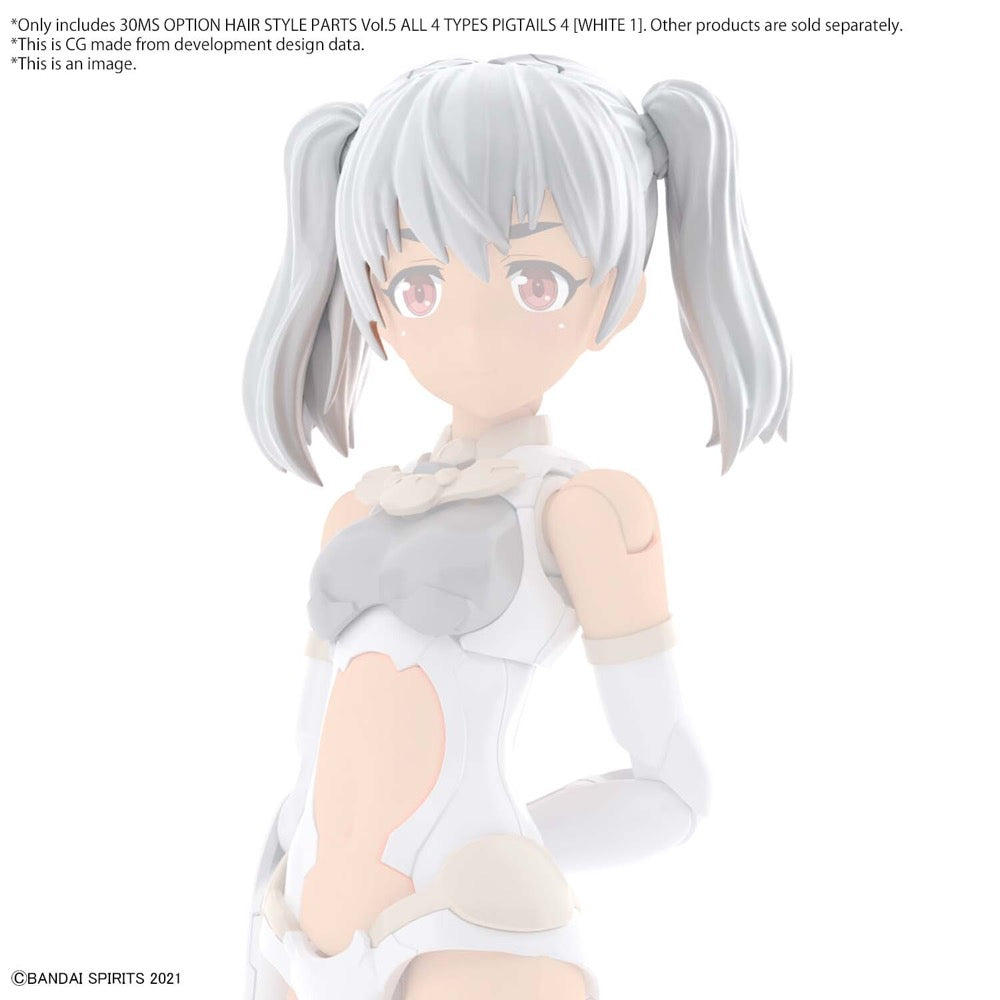 Bandai G5063780 Option Hair Style Parts Vol.5 All 4 Types 30MS