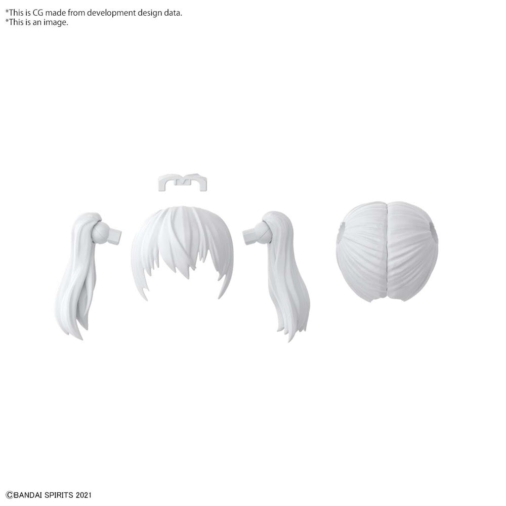 Bandai G5063780 Option Hair Style Parts Vol.5 All 4 Types 30MS