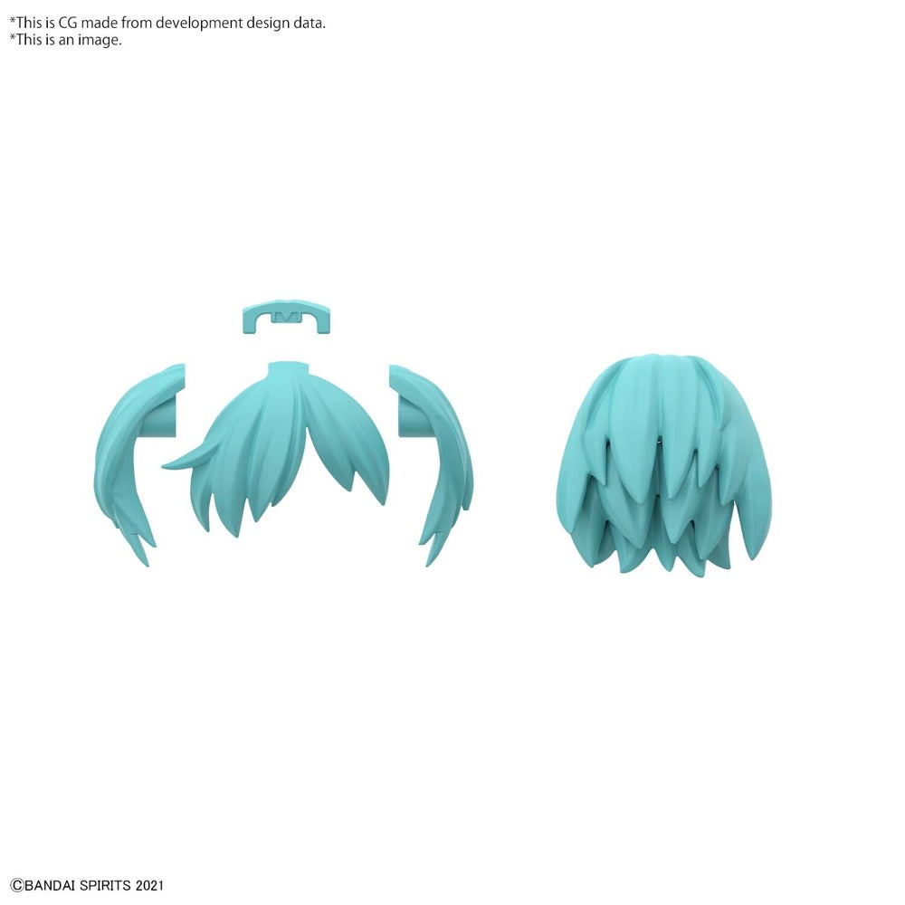 Bandai G5063780 Option Hair Style Parts Vol.5 All 4 Types 30MS