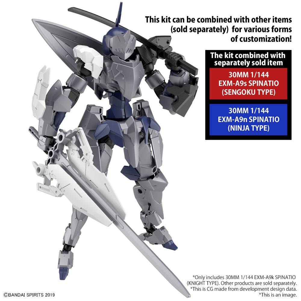 Bandai 5064006 1/144 EXM-A9k Spinatio Knight Type 30MM