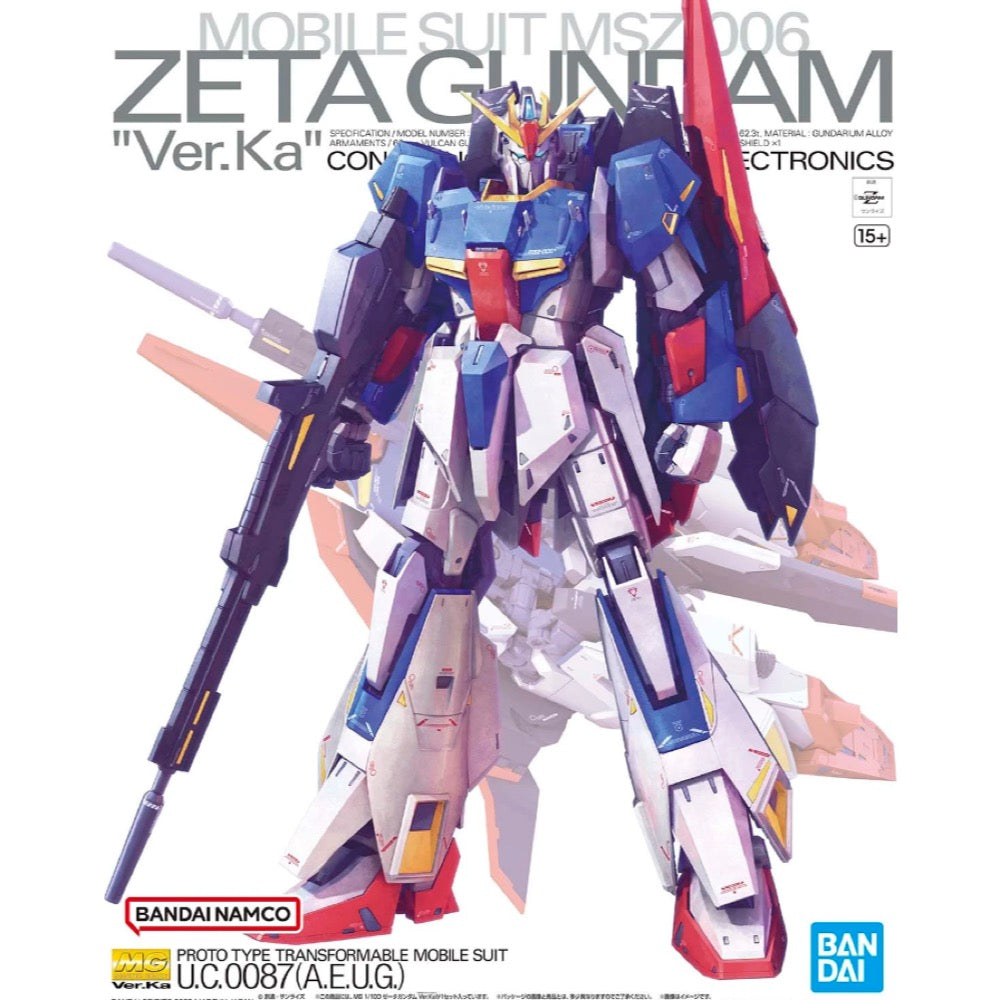 Bandai 5064015 MG 1/100 Zeta Gundam Ver.Ka