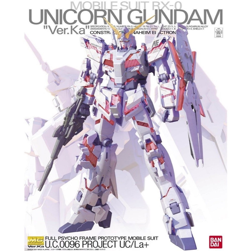 Bandai 5064131 MG 1/100 Unicorn Gundam Ver.Ka