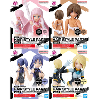 Bandai 5064223 Option Hair Style Parts Vol.6 All 4 Types 30MS