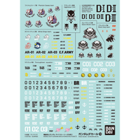 Bandai 5065084 136 Mobile Suit Gundam Side Stories Multiuse 1 Gundam Decals