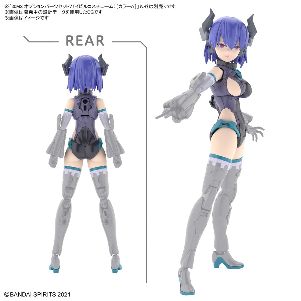 Bandai 5065099 Option Parts Set 7 Evil Costume Colour A 30MS