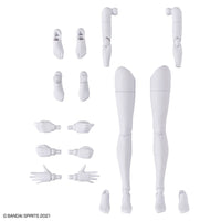 Bandai 5065100 Option Body Part Arm Parts and Leg parts White and Black 30MS