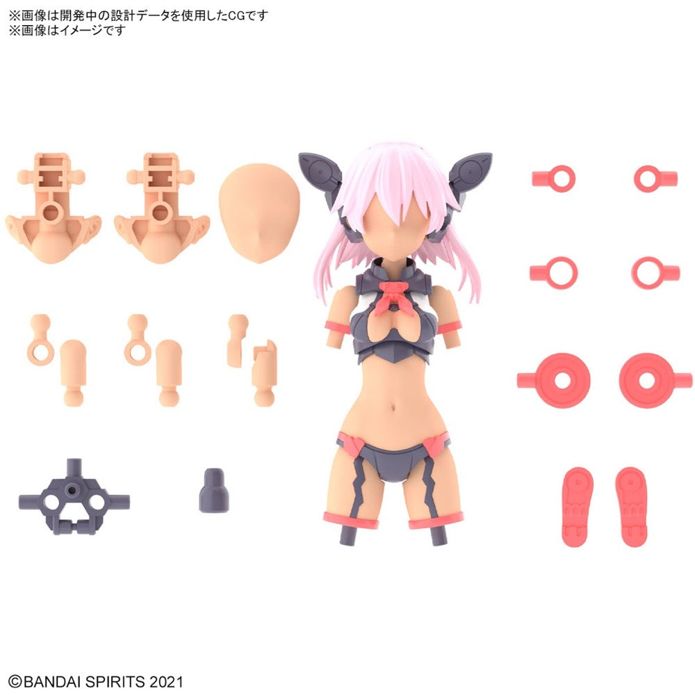 Bandai 5065432 30MS Option Parts Set 8 (Scout Costume) [Color C]