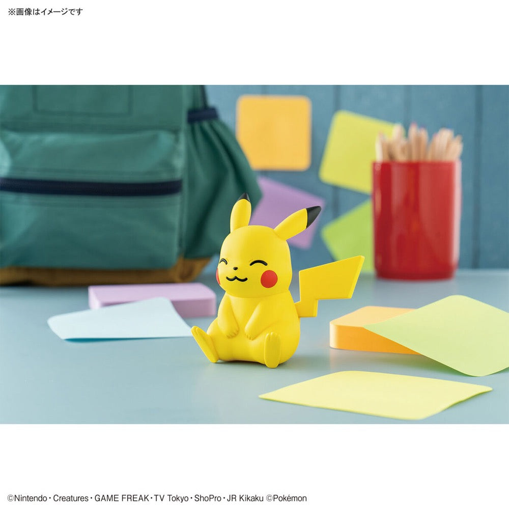 Bandai 5066014 Quick 16 Pikachu (Sitting Pose) Pokemon Model Kit