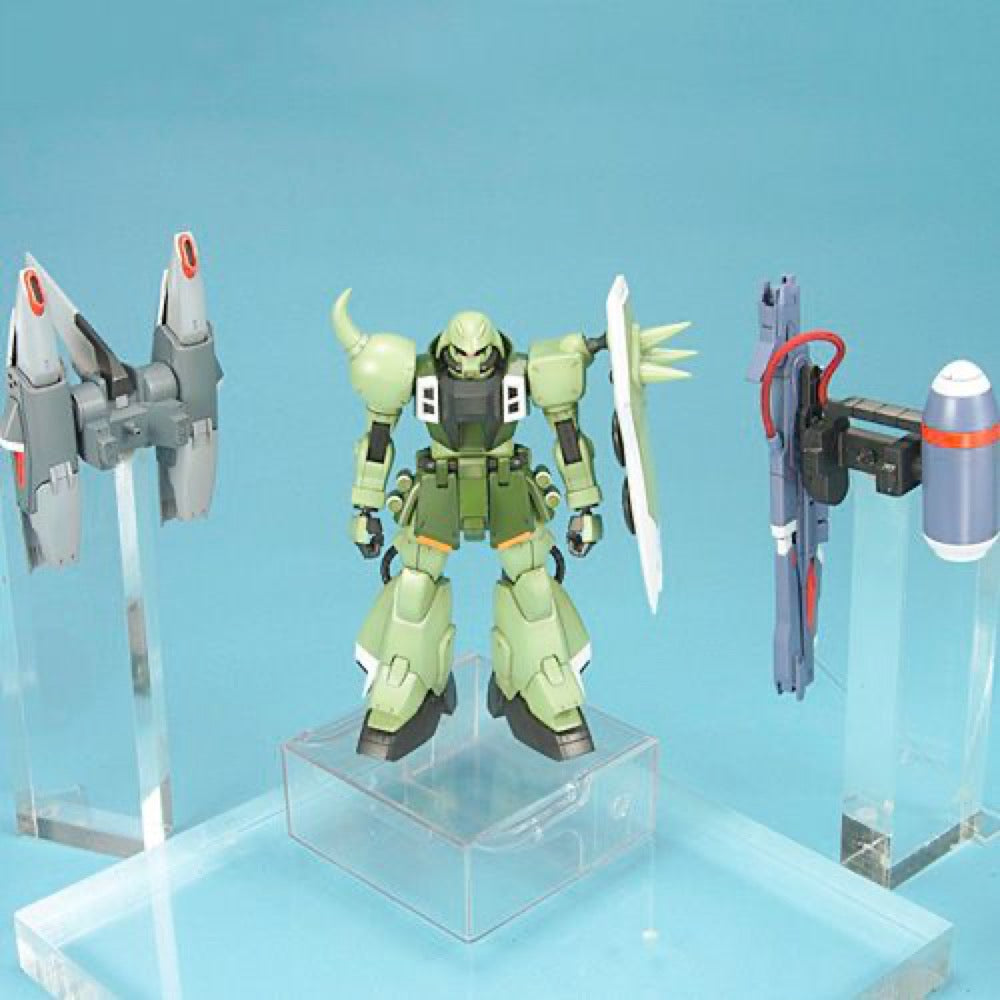 Bandai 5066153 Zaku Warrior with Blaze Wizard and Gunner Wizard