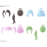Bandai 5066388 30MS Option Hair Style Parts Vol.9 All 4 Types