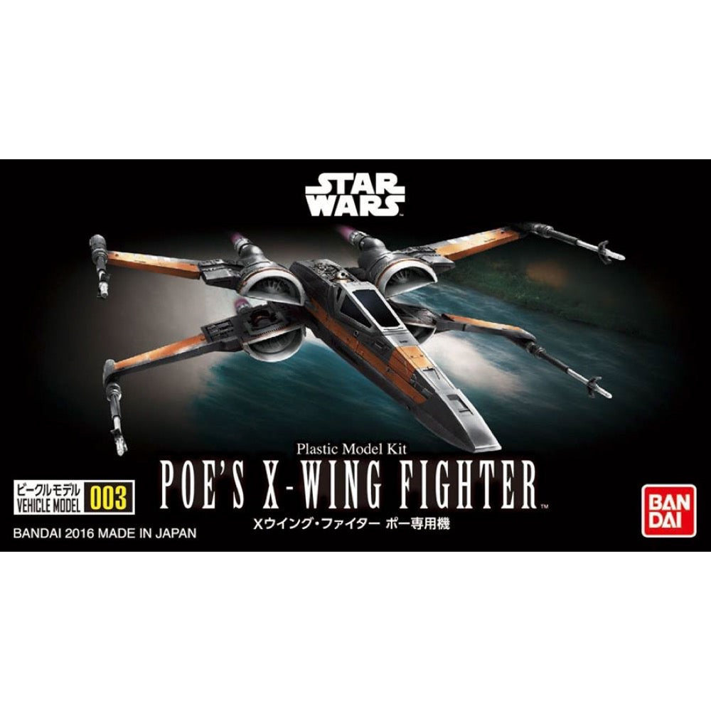 Bandai 5066399 Star Wars Vehicle Model 003 Poe's X-Wing Fighter