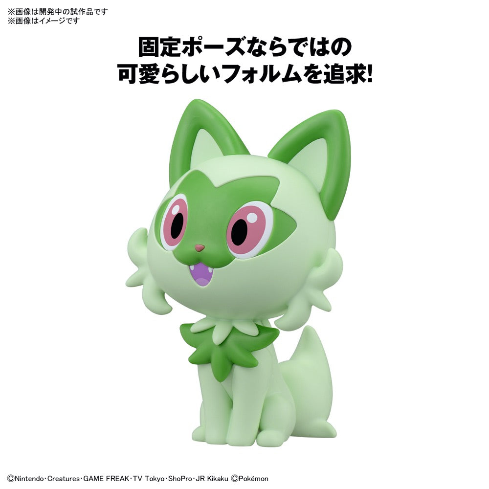 Bandai 5066546 Quick 18 Sprigatito Pokemon Model Kit