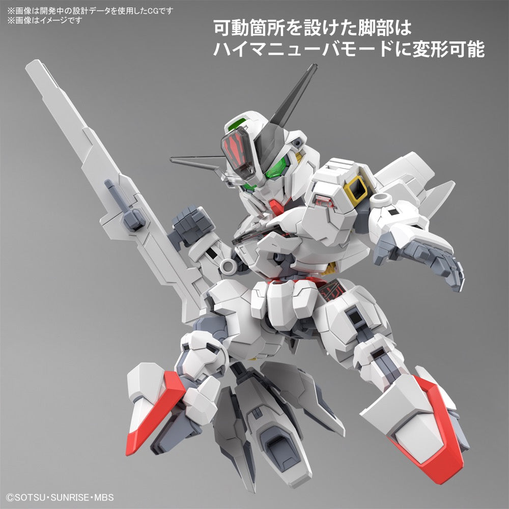 Bandai 5066691 SDCS Gundam Calibarn Gundam The Witch From Mercury