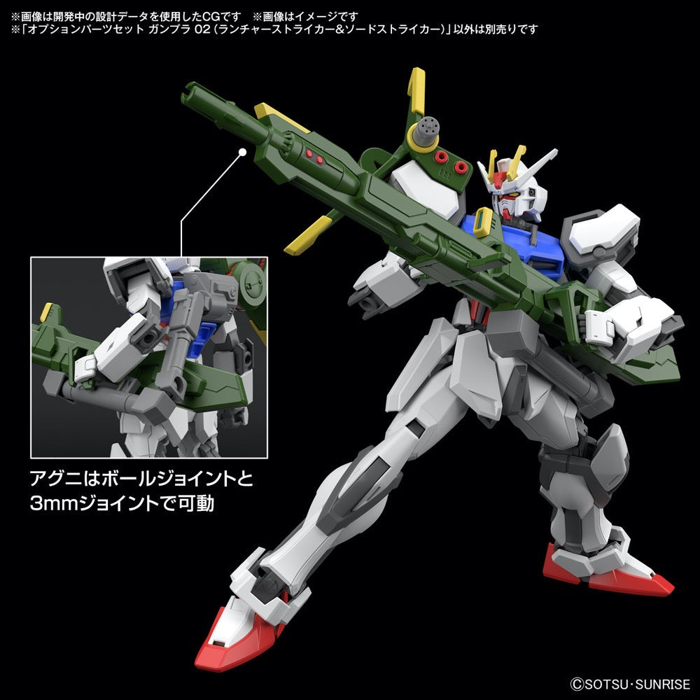 Bandai 5066693 1/144 Option Parts Set Gunpla 02 (Launcher Striker & Sword Striker)