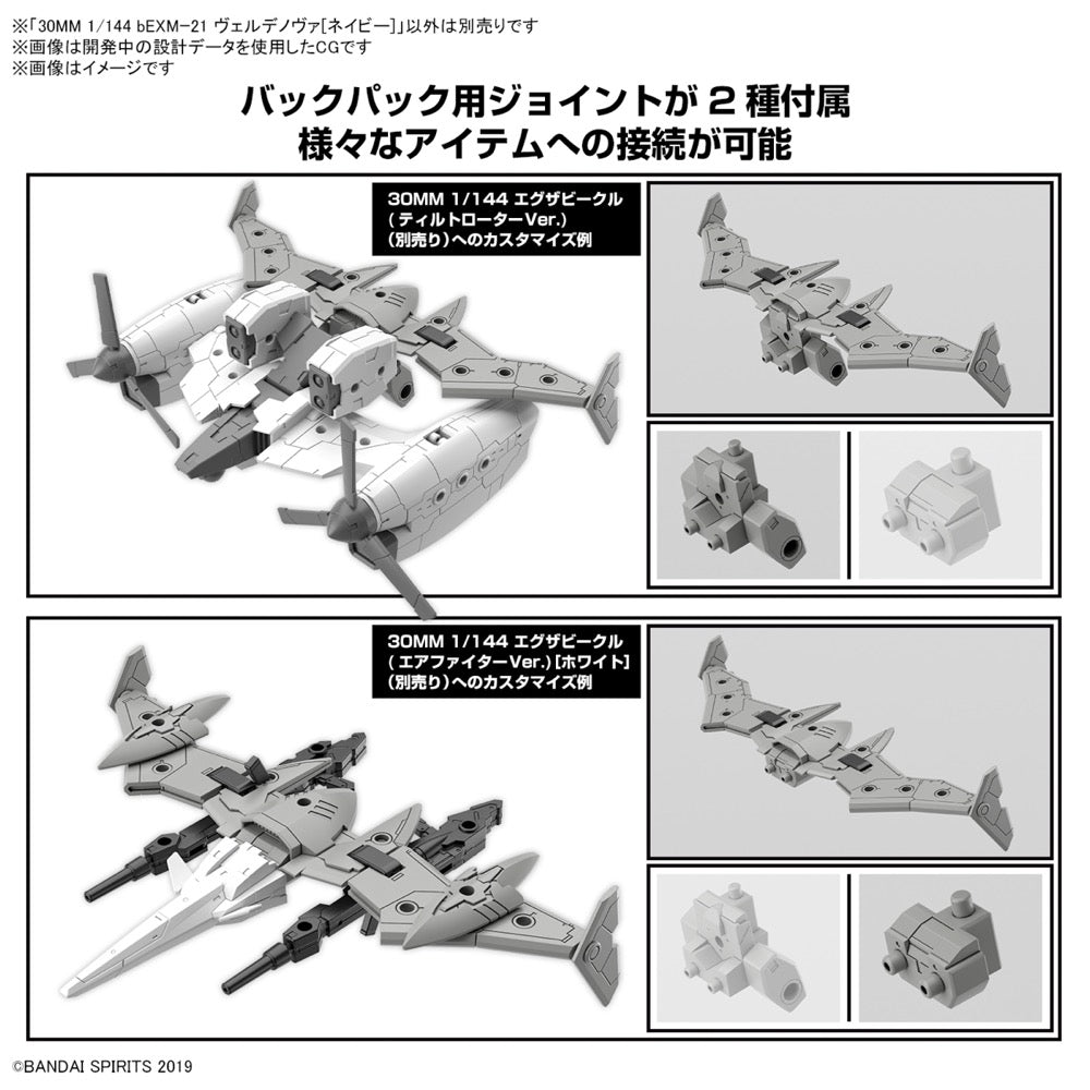 Bandai 5067160 30MM bEXM-21 Verdenova [Navy]