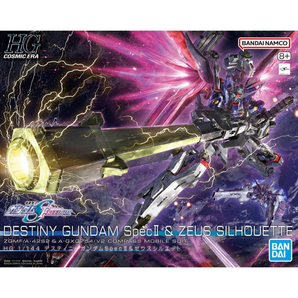Bandai 5067428 HGCE 1/144 Destiny Gundam Spec II & Zeus Cielut Gundam Seed Freedom