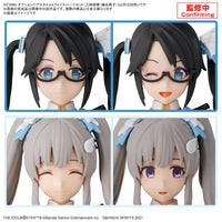 Bandai 5067430 30MS Option Hair Style & Face Parts Set (Yuika Mitsumine/Kiriko Yukoku)