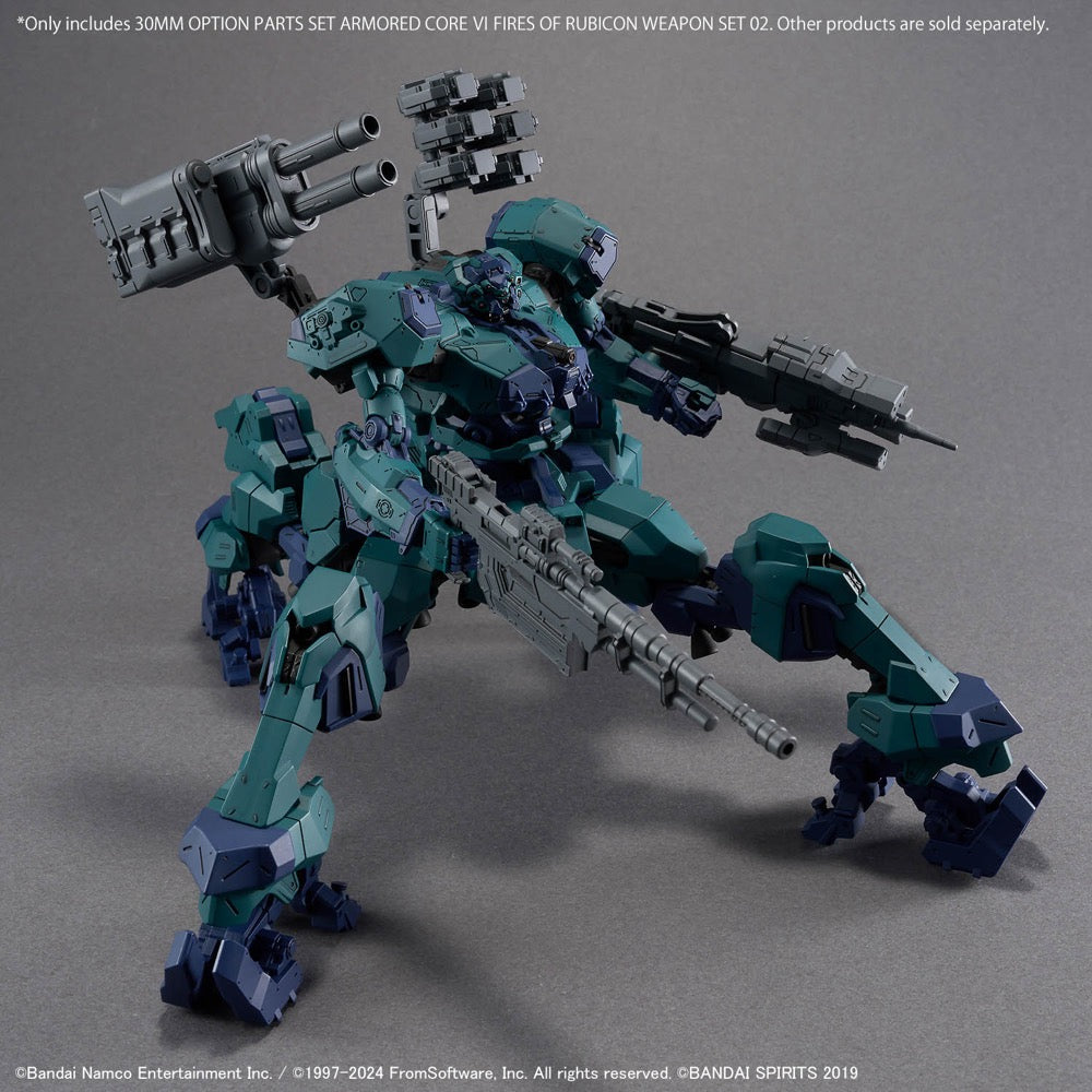 Bandai 5067437 30MM Option Parts Set Armored Core VI Fires of Rubicon Weapon Set 02