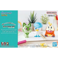 Bandai 5067457 Sprigatito, Quaxly and Fuecoco Pokemon Model Kit Set