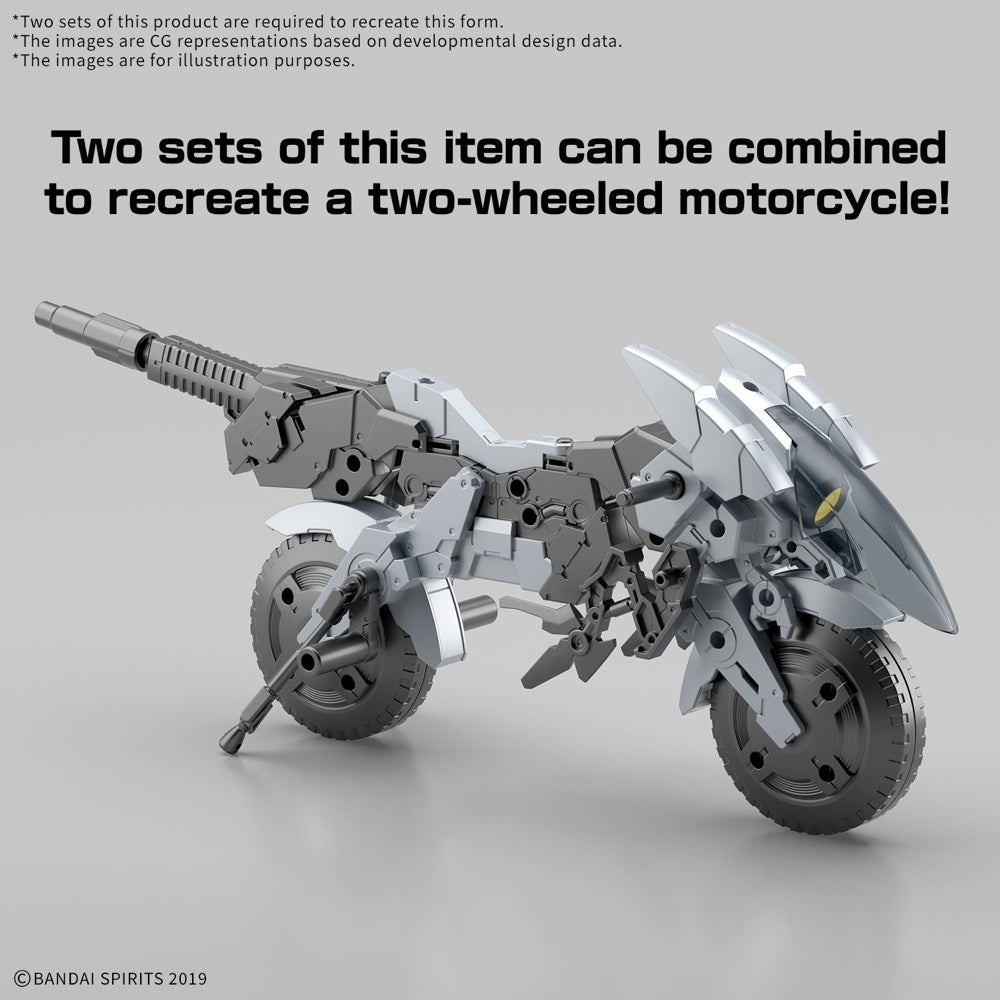 Bandai 5068352 30MM 1/144 Extended Armament Vehicle (Metal Cannon Bike Ver.) 4573102683526