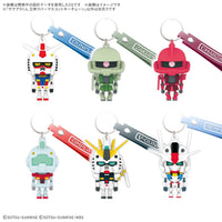 Bandai 5068383 3D Rubber Mascot Keychain Zakupla-Kun