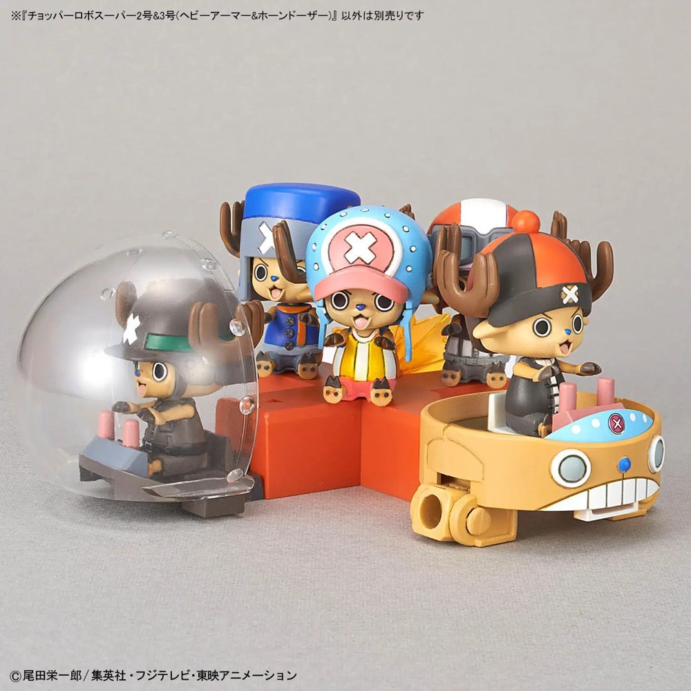 Bandai 5069905 Chopper Robo Super 2&3 (Heavy Armor&Horn Dozer) One Piece