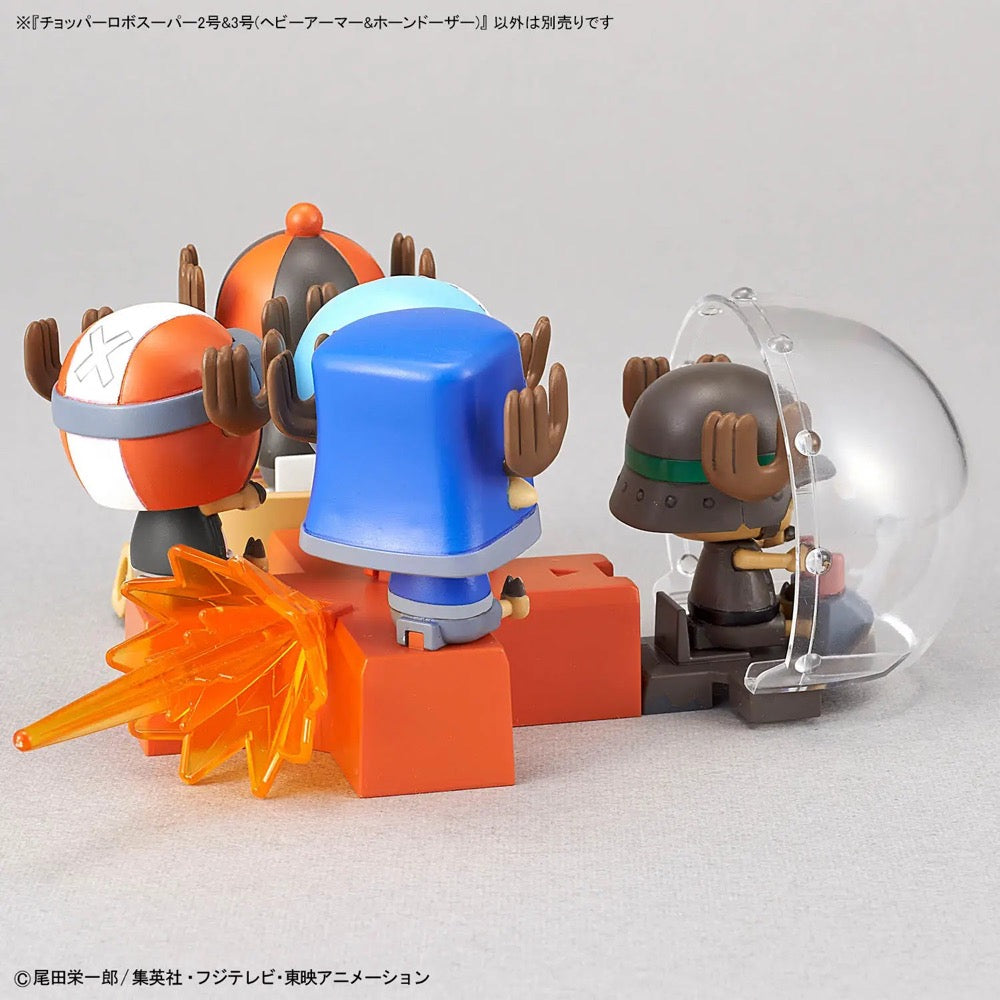 Bandai 5069905 Chopper Robo Super 2&3 (Heavy Armor&Horn Dozer) One Piece