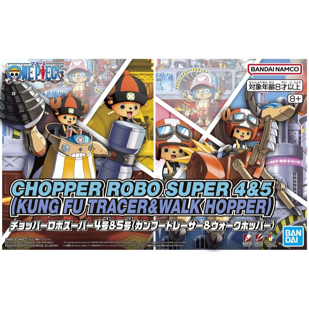 Bandai 5069906 Chopper Robo Super 2&3 (Heavy Armor&Horn Dozer) One Piece