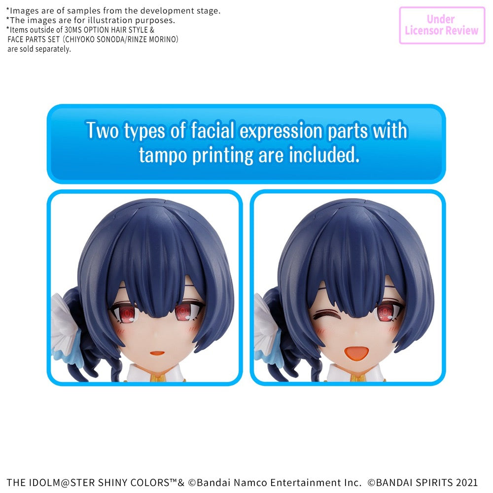Bandai 5072013 Option Hair Style & Face Parts set (Chiyoko Sonoda/Rinze Morino) 30MS