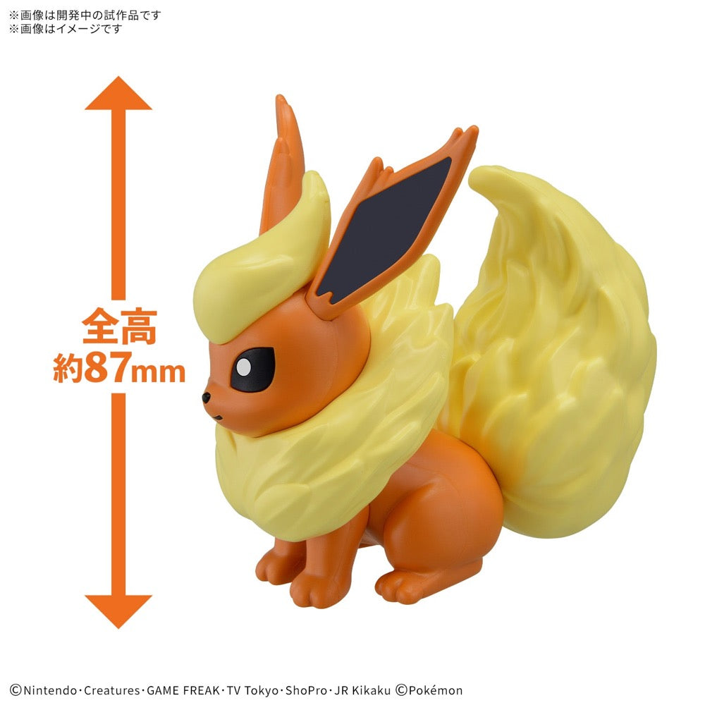 Bandai 5072082 Quick 25 Flareon Pokemon Model Kit