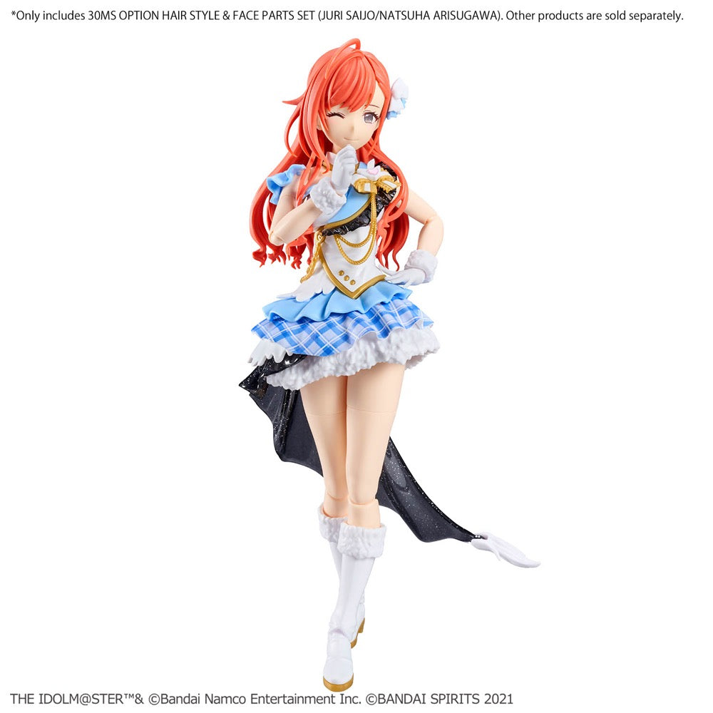 Bandai 5072524 Option Hair Style & Face Parts Set (Juri Saijo/Natsuha Arisugawa) 30MS