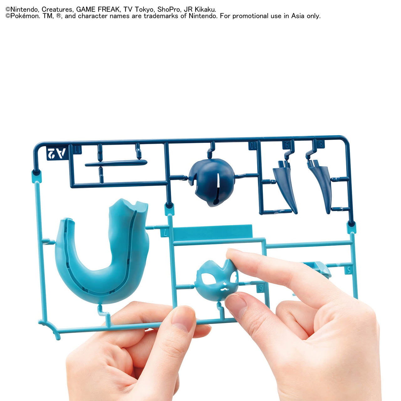 Bandai 5073589 Quick 27 Vaporeon Pokemon Model Kit