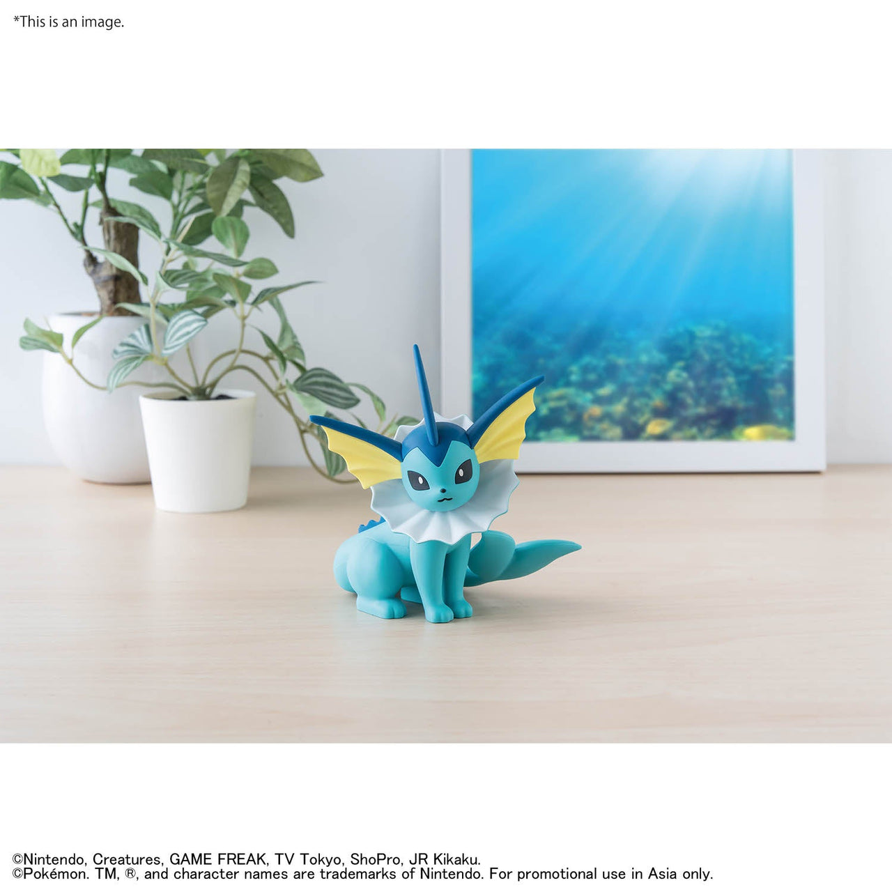 Bandai 5073589 Quick 27 Vaporeon Pokemon Model Kit
