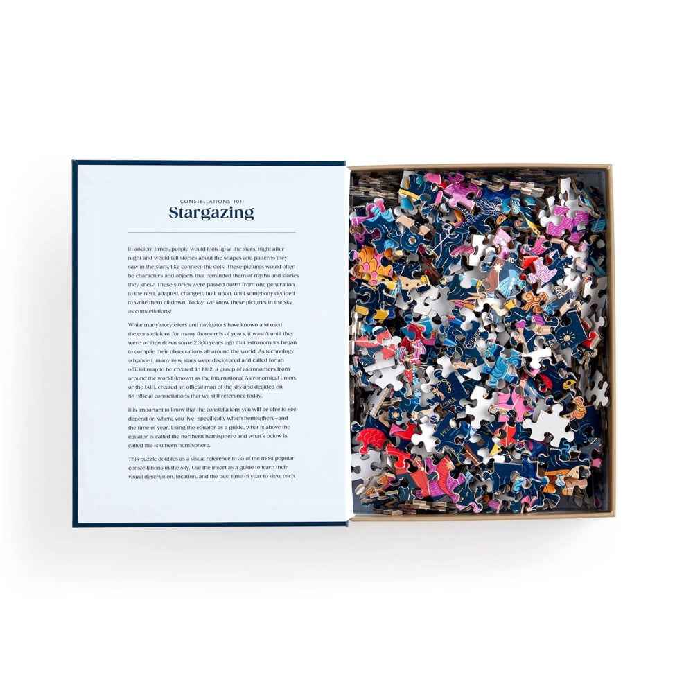 Galison Constellations 101 Stargazing Book 500pc Jigsaw Puzzle 9780735377967