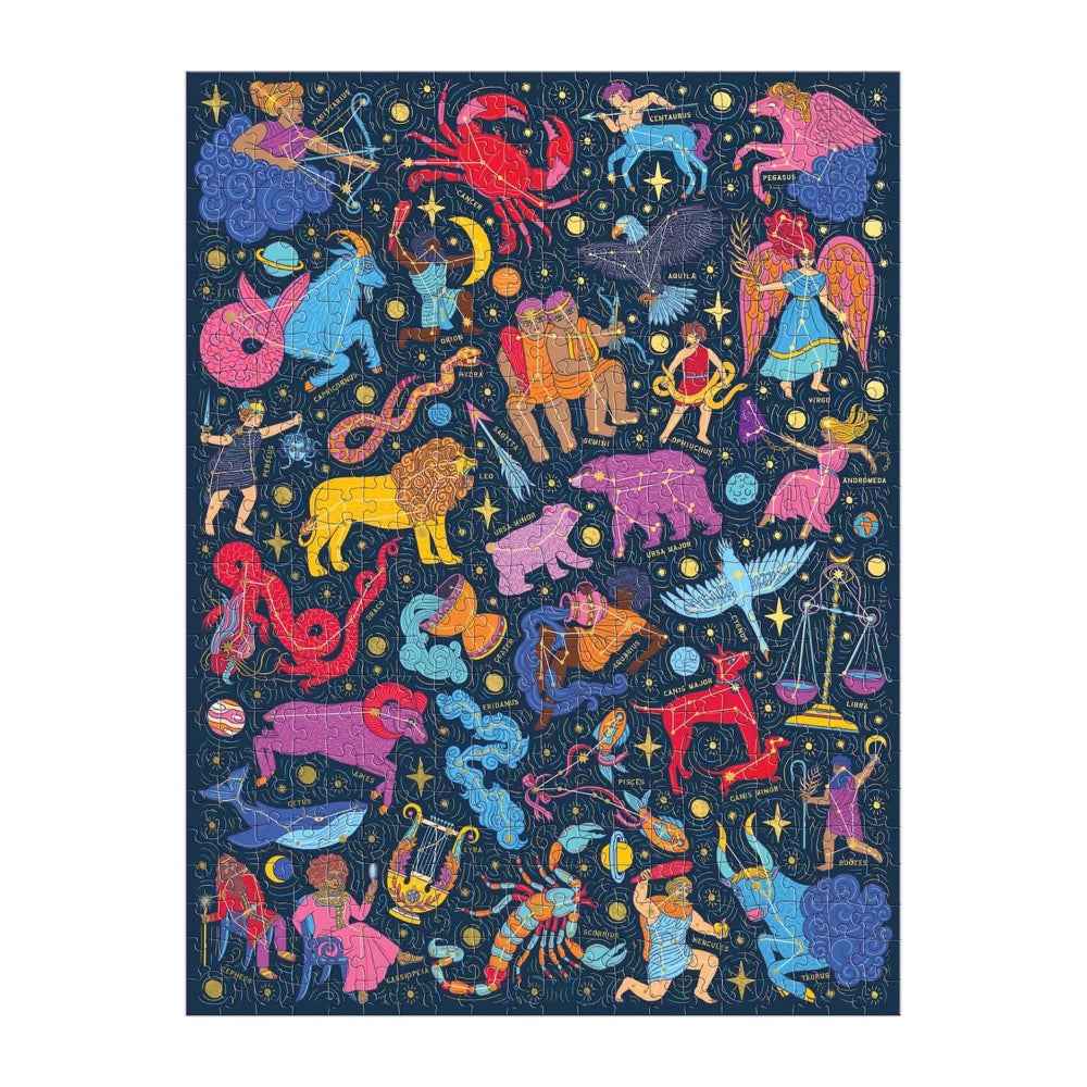 Galison Constellations 101 Stargazing Book 500pc Jigsaw Puzzle 9780735377967
