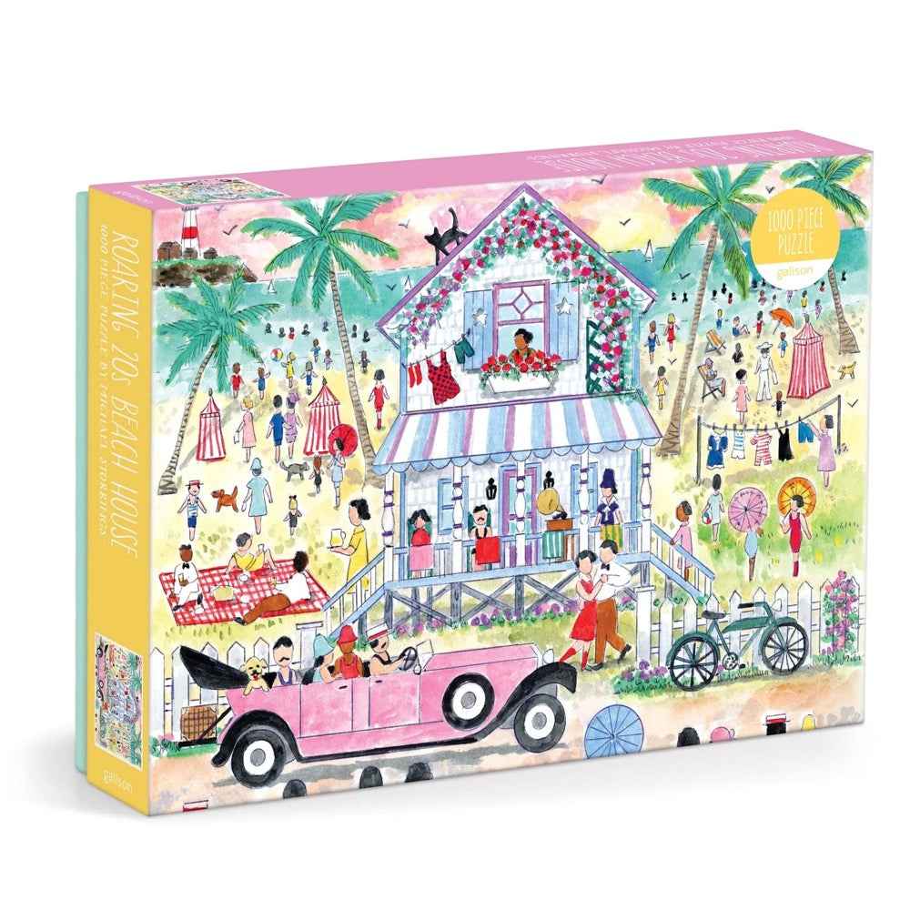 Galison Michael Storrings Roaring 20s Beach House 1000pc Jigsaw Puzzle