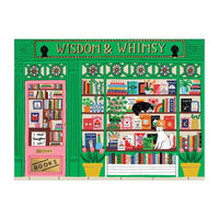 Galison Wisdom and Whimsy Bookshop Foil 1000pc Jigsaw Puzzle