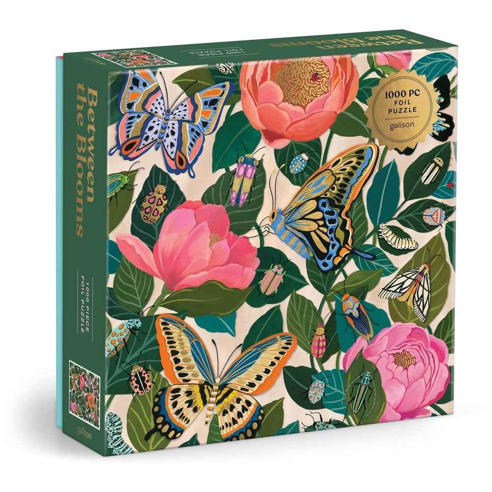 Galison Between the Blooms Foil 1000pc Jigsaw Puzzle
