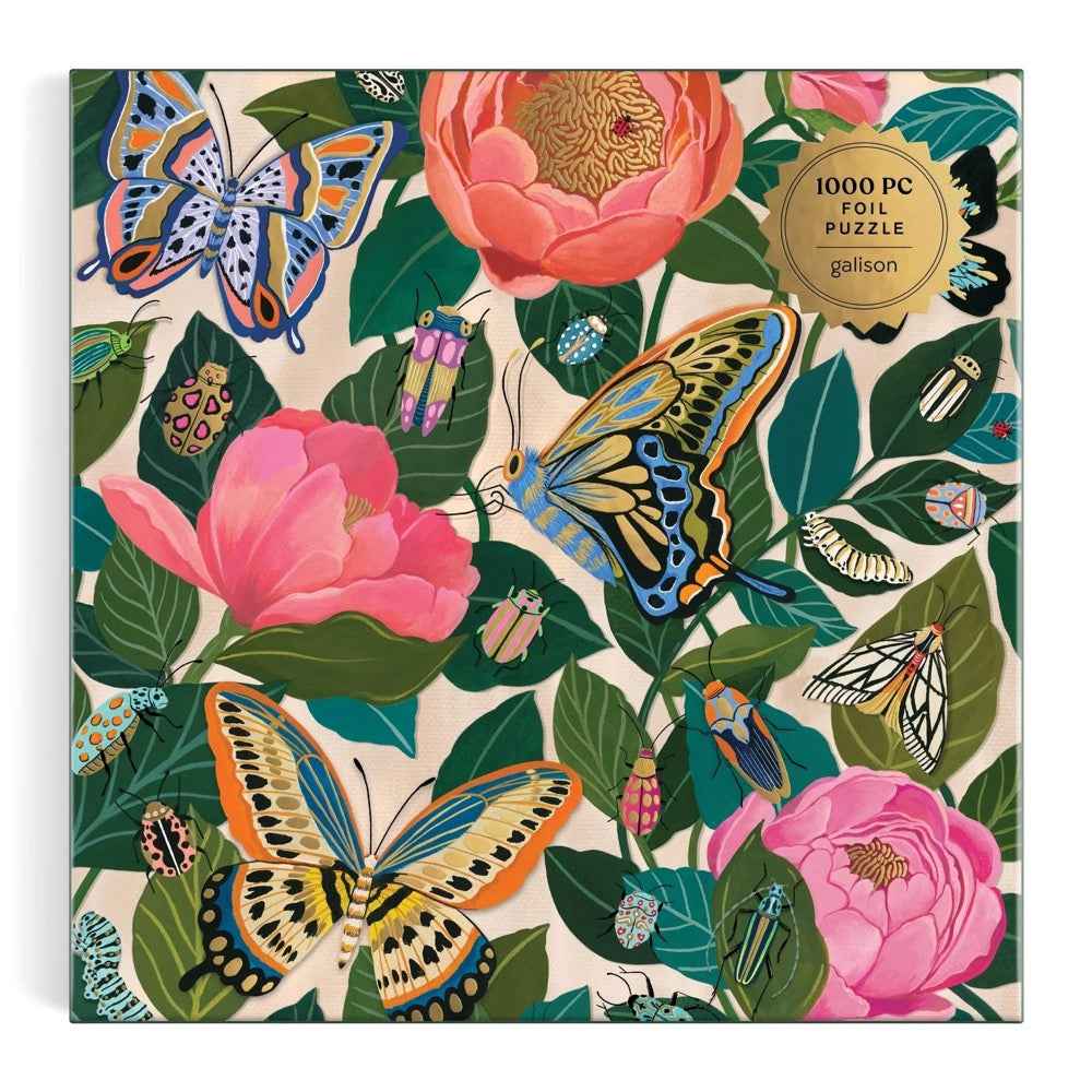 Galison Between the Blooms Foil 1000pc Jigsaw Puzzle