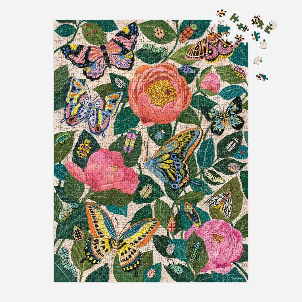 Galison Between the Blooms Foil 1000pc Jigsaw Puzzle