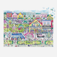 Galison Michael Storrings Book Town 1000pc Jigsaw Puzzle